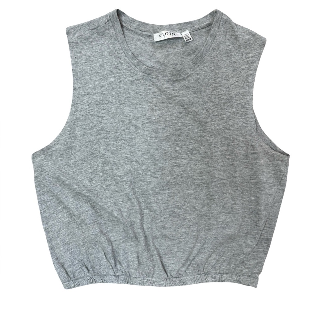 Cloth by Design Gray Sleeveless Top